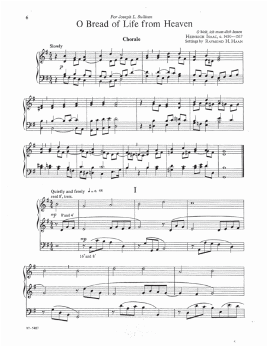 Hymn Preludes for Holy Communion, Vol. II Organ scores gallery preview page 3