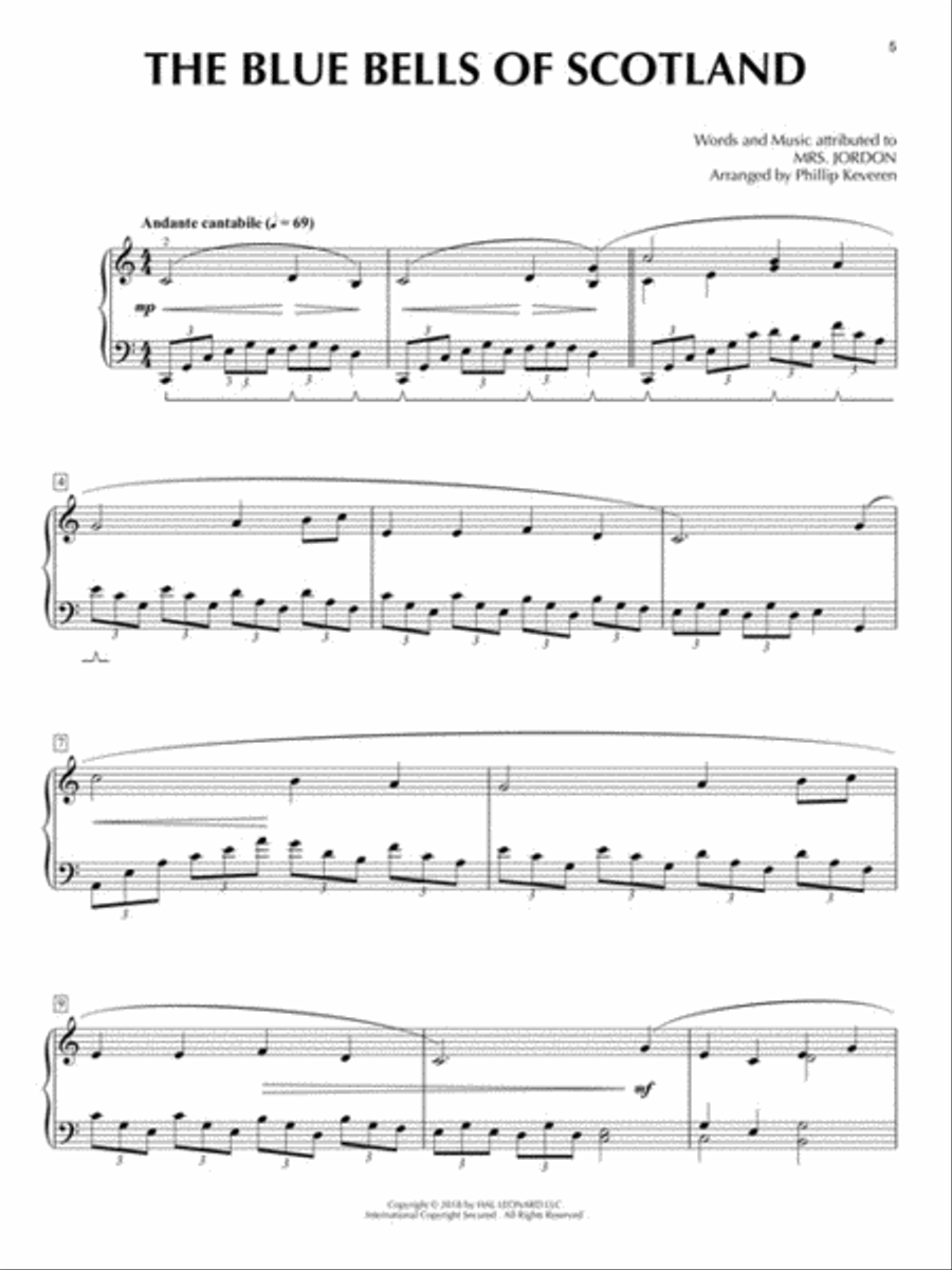 Celtic Songs with a Classical Flair Piano Solo scores gallery preview page 4