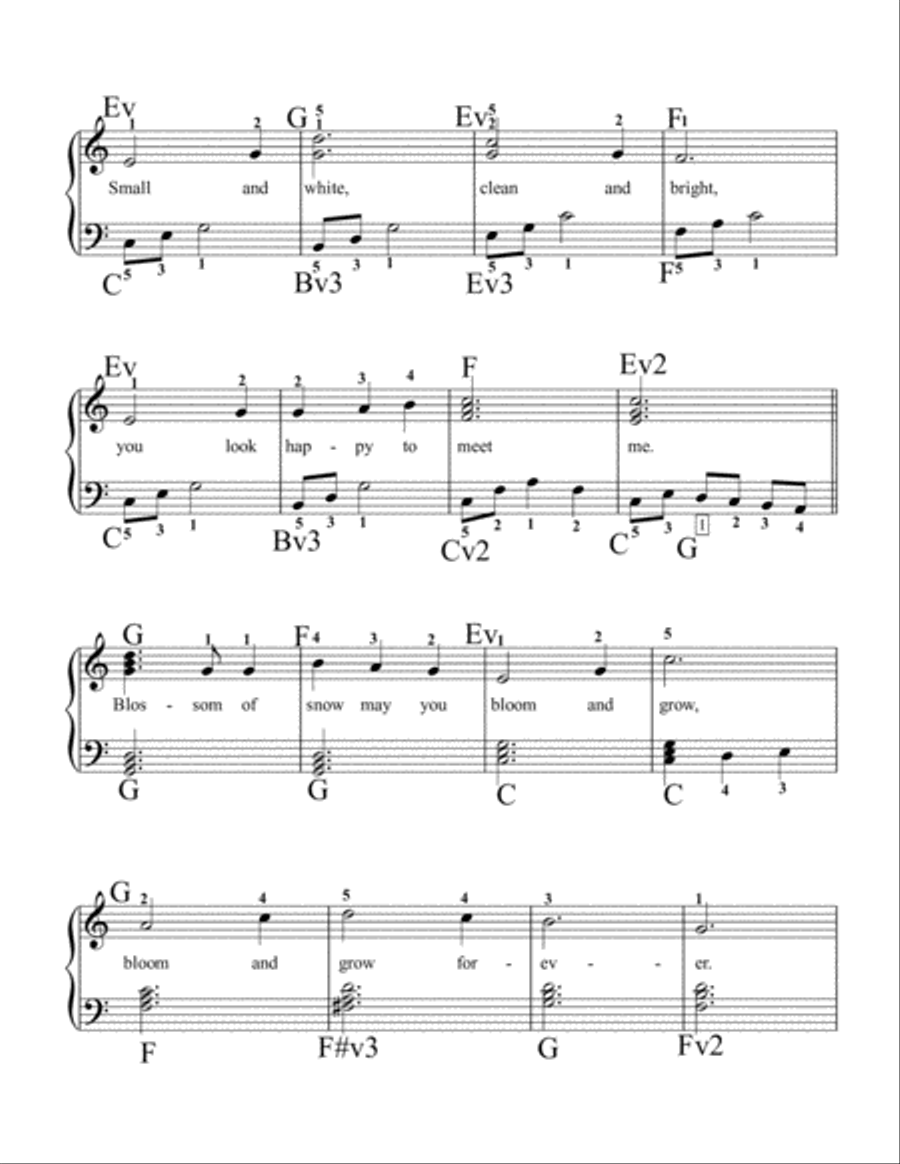 Edelweiss Easy Piano scores gallery preview page 2