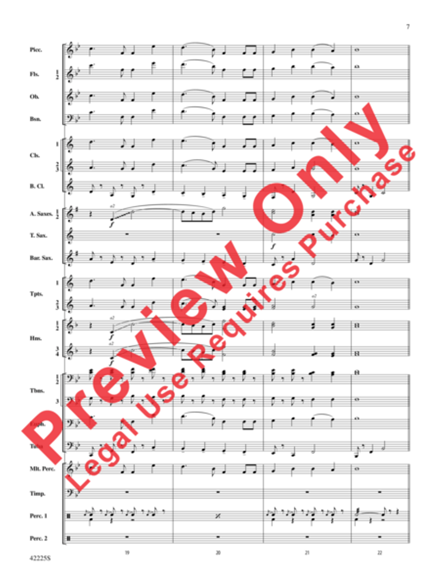Mountain Strong Concert Band scores gallery preview page 7