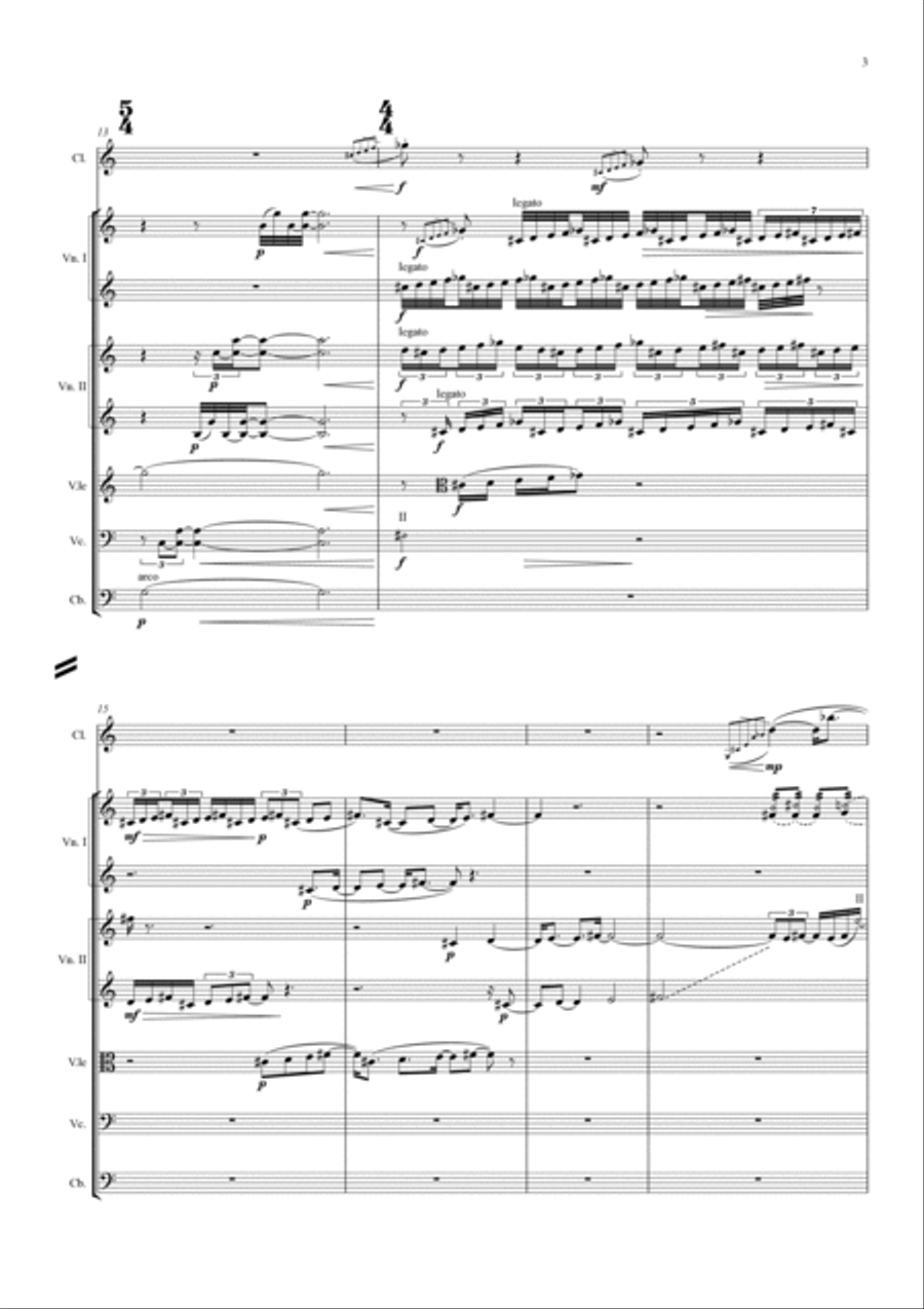 Giuseppe Colardo: PICCOLO CONCERTO (ES 873) - Score Only String Orchestra scores gallery preview page 5
