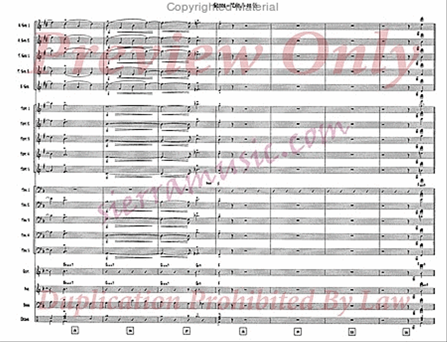 Carl Carl Jazz Ensemble scores gallery preview page 26