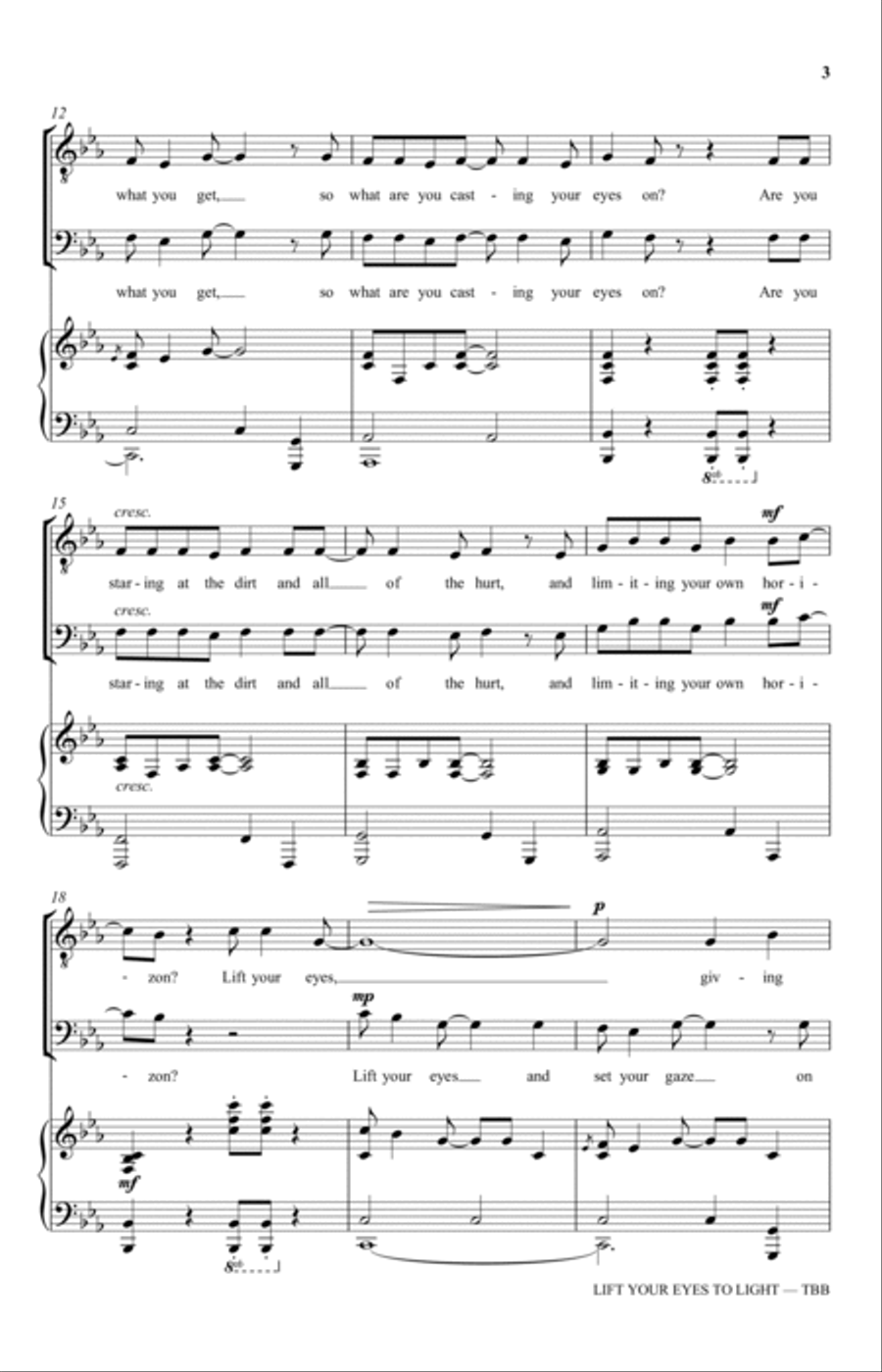 Lift Your Eyes To Light Lift Your Eyes To Light 3-Part scores gallery preview page 3