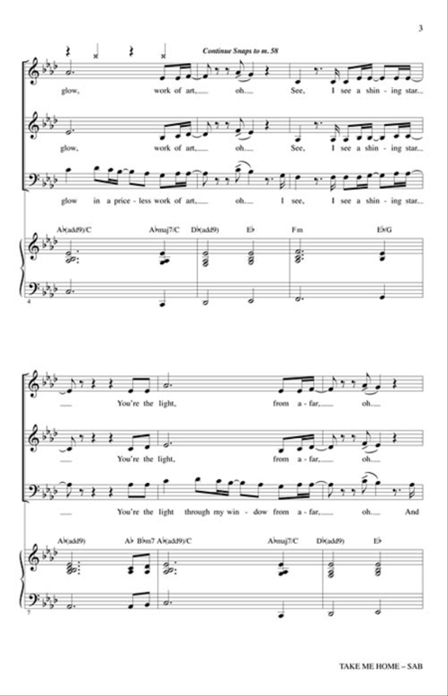 Take Me Home Take Me Home 3-Part scores gallery preview page 3