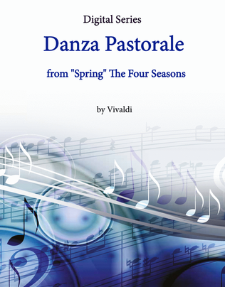 Book cover for Danza Pastorale from Spring - The Four Seasons for String Quartet or Wind Quartet or Mixed Quartet