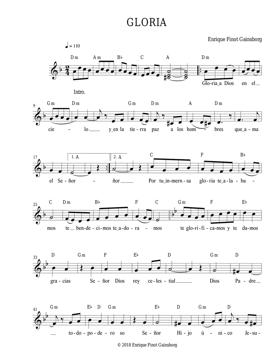 Bendita Eucaristía Piano scores gallery preview page 4