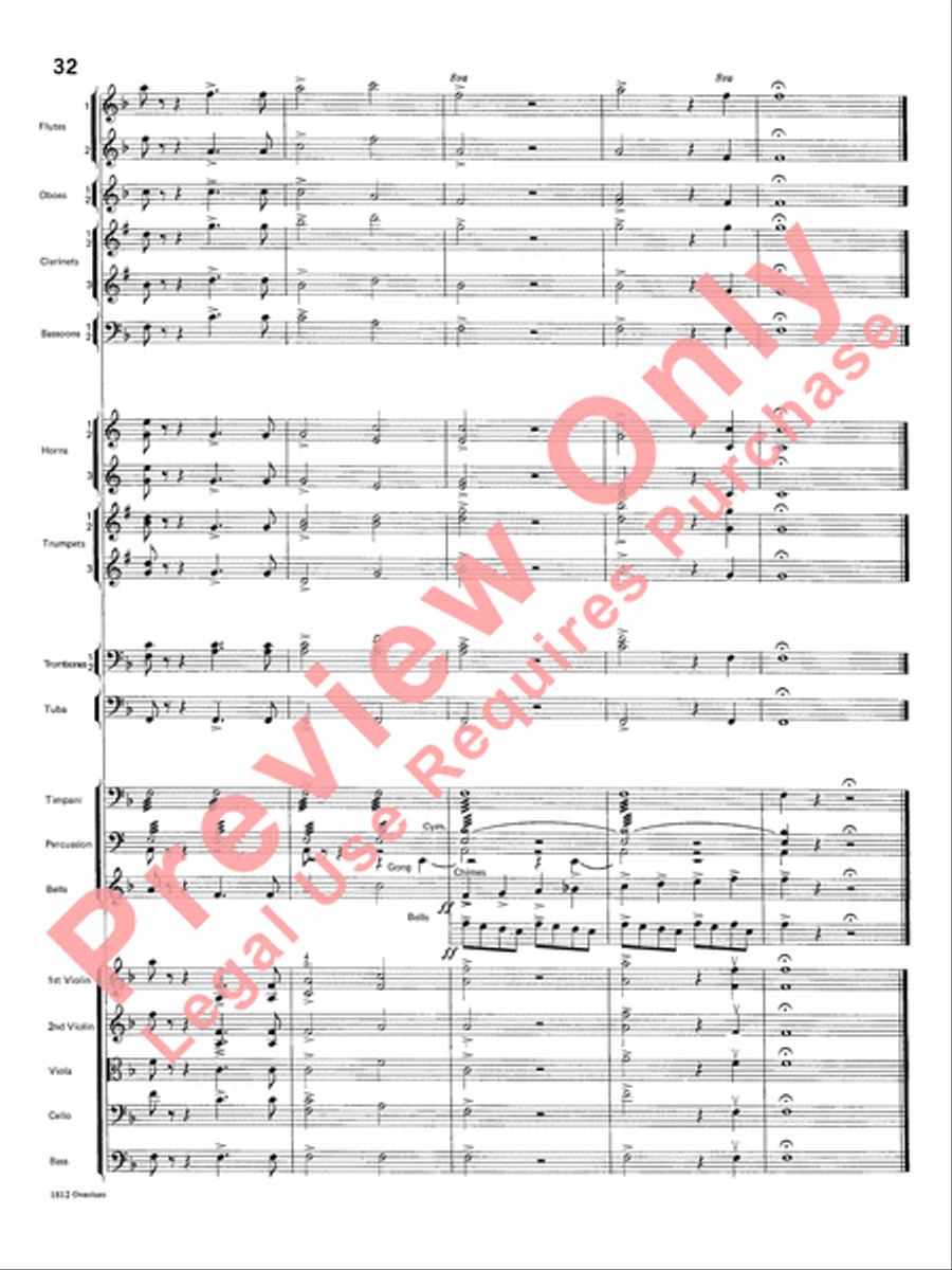 Overture 1812 Overture 1812 Full Orchestra scores gallery preview page 33