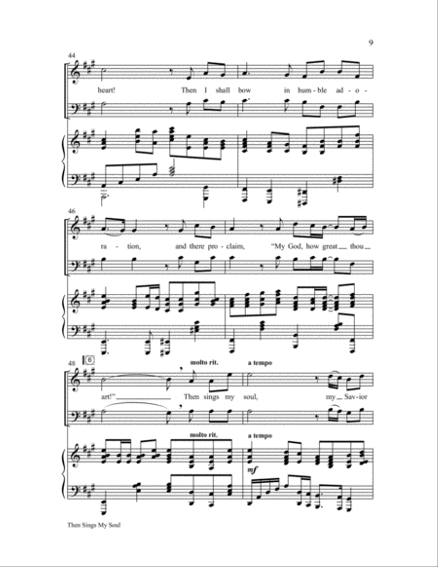 Then Sings My Soul (How Great Thou Art) 2-Part scores gallery preview page 10