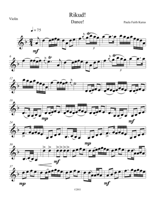 Rikud! (violin solo part)