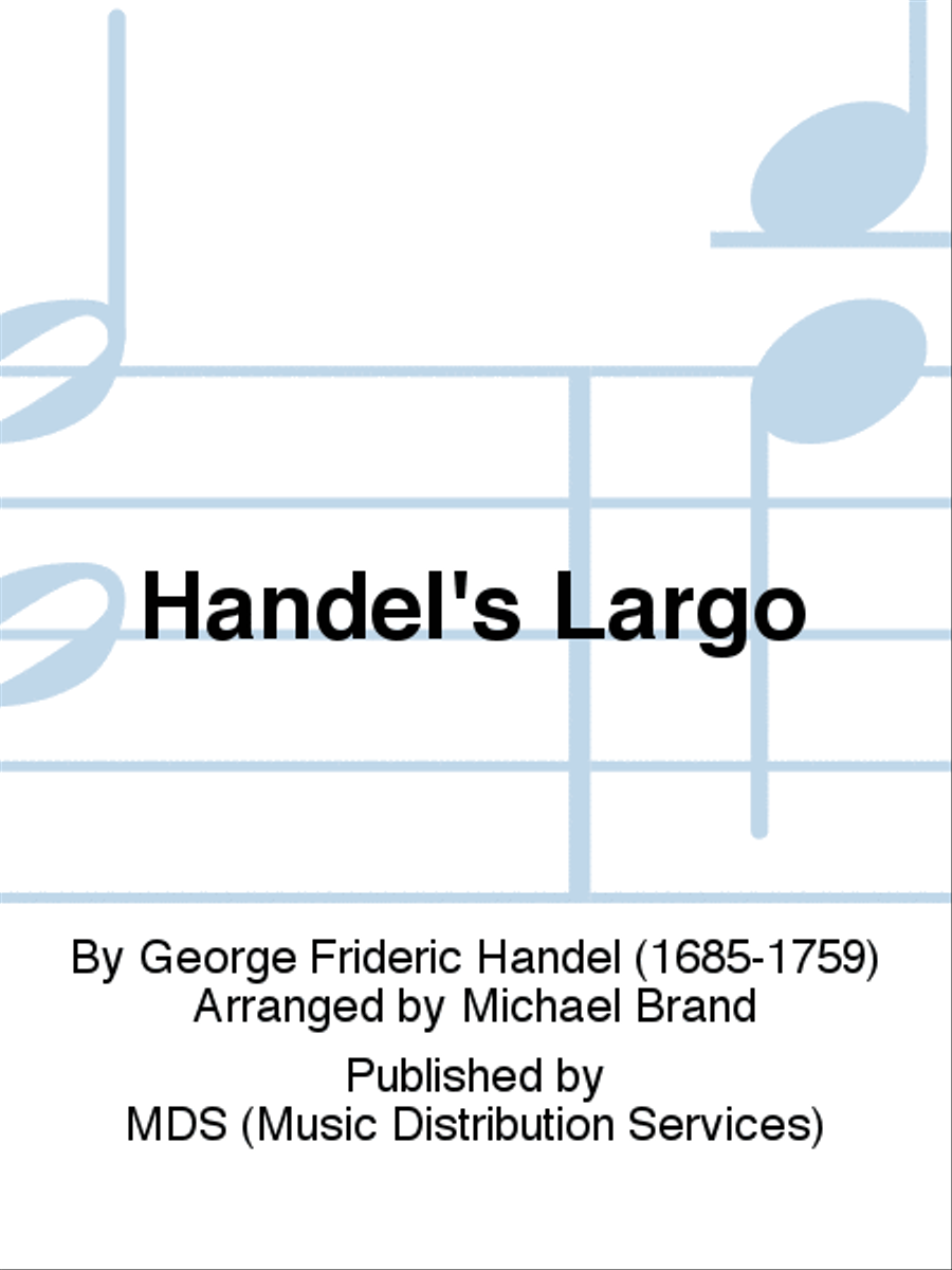 Händel's Largo Händel's Largo Bassoon scores gallery preview page 1