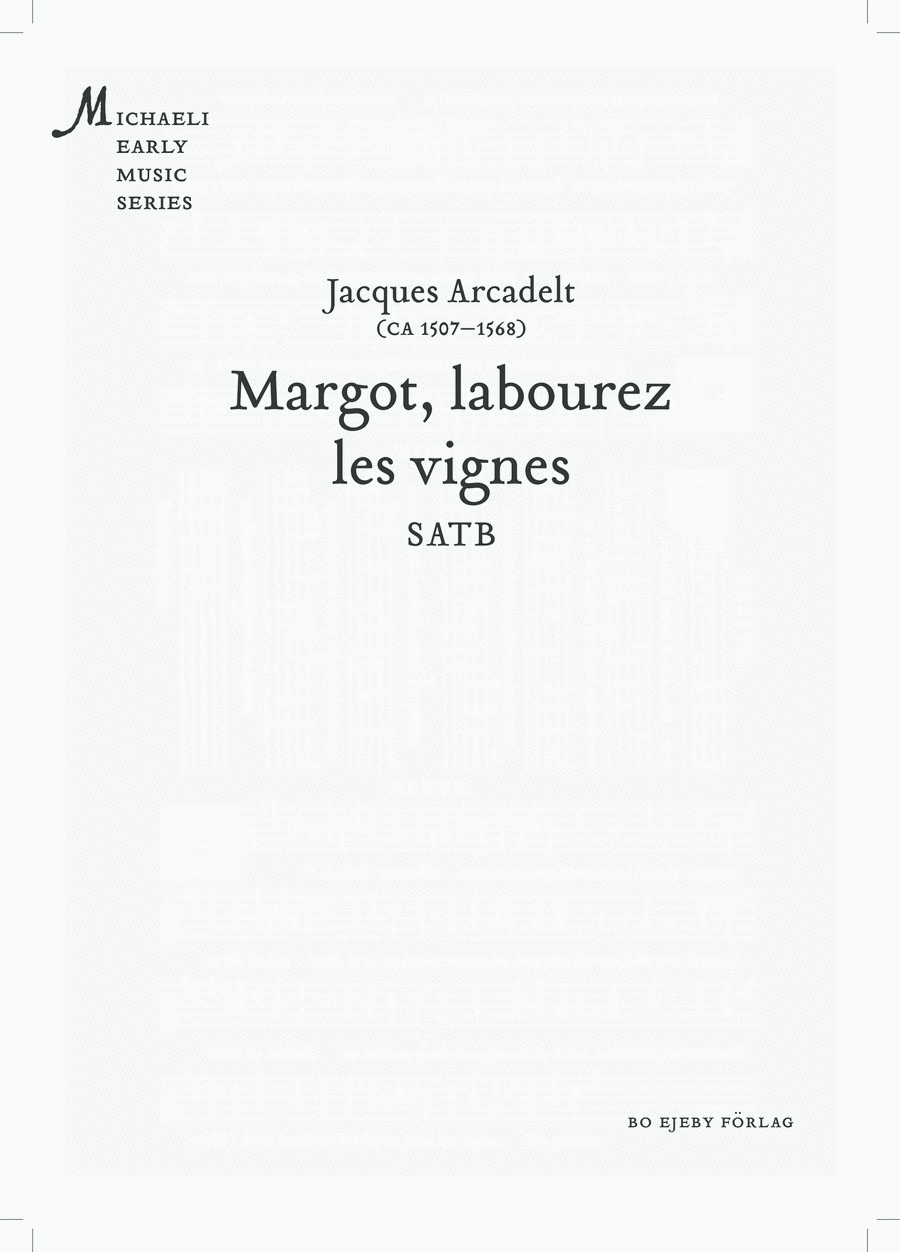 Margot, labourez les vignes 4-Part scores gallery preview page 1