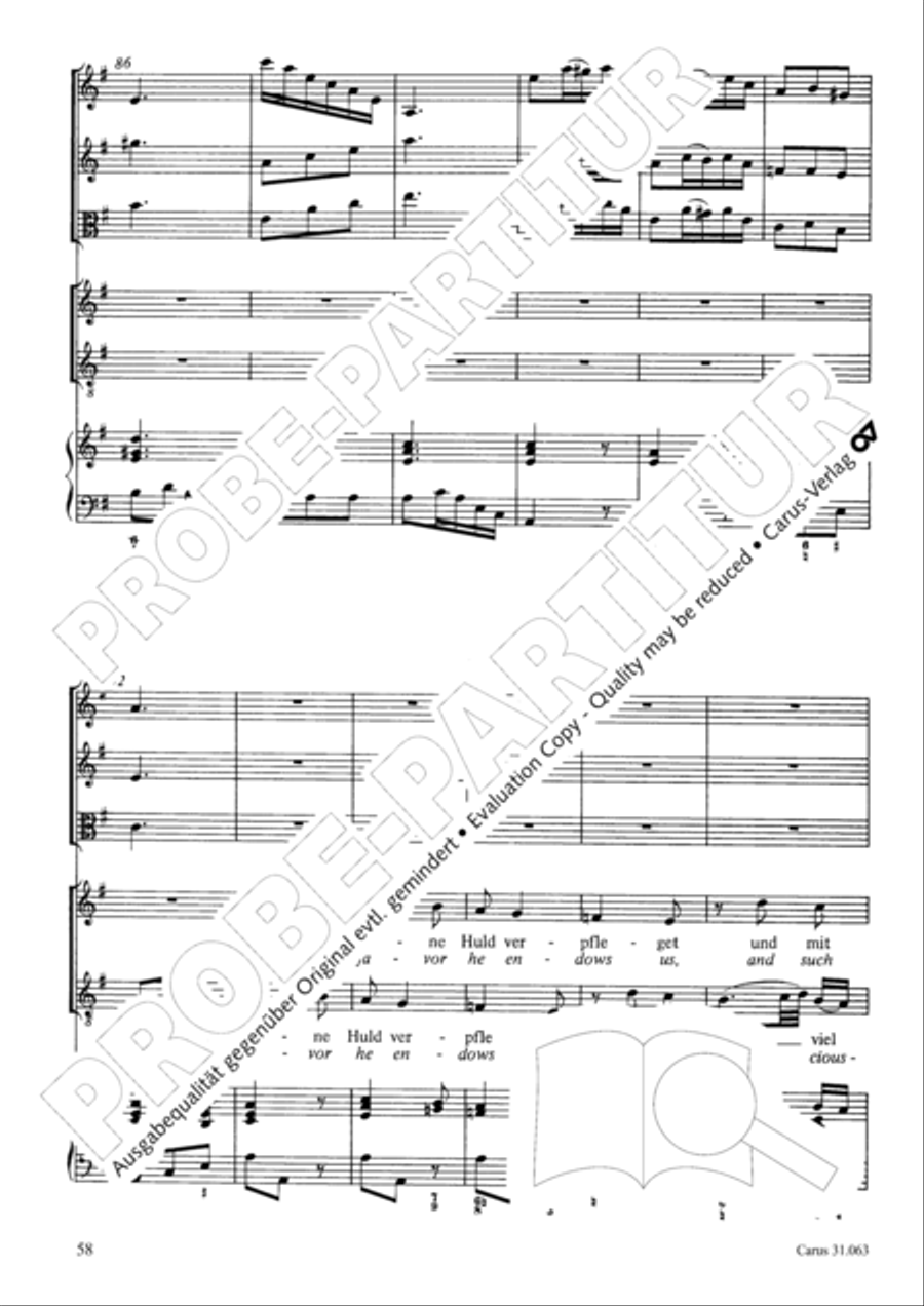 Christians, etch this blessed day (Christen, atzet diesen Tag) 4-Part scores gallery preview page 59