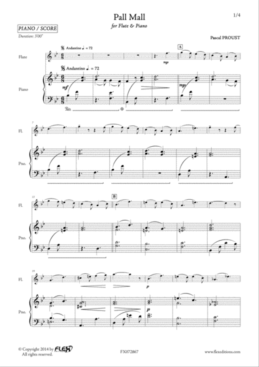 Pall Mall Pall Mall Flute Solo scores gallery preview page 2