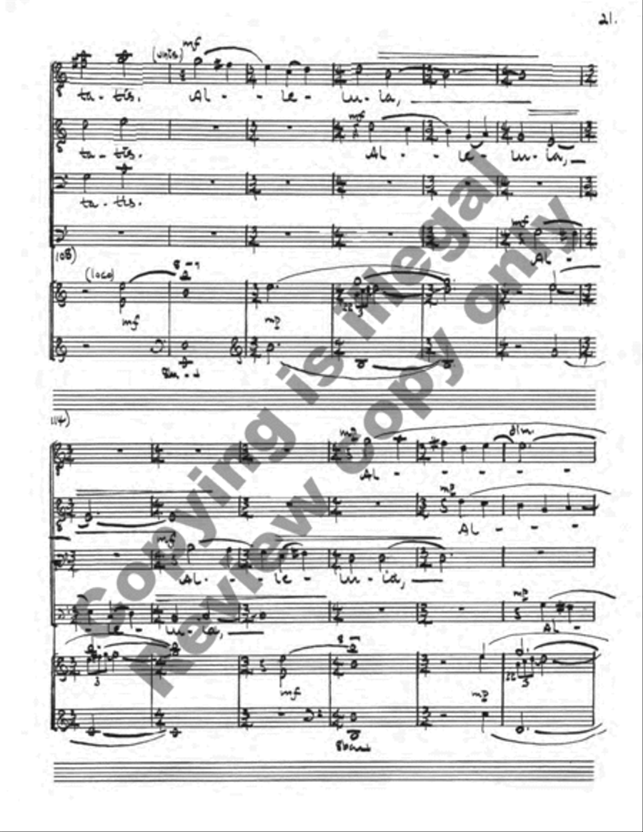The Midnight Clear The Midnight Clear TTBB scores gallery preview page 41