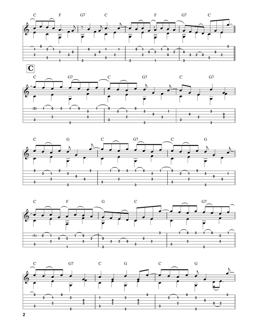 Arkansas Traveler Arkansas Traveler Acoustic Guitar scores gallery preview page 2