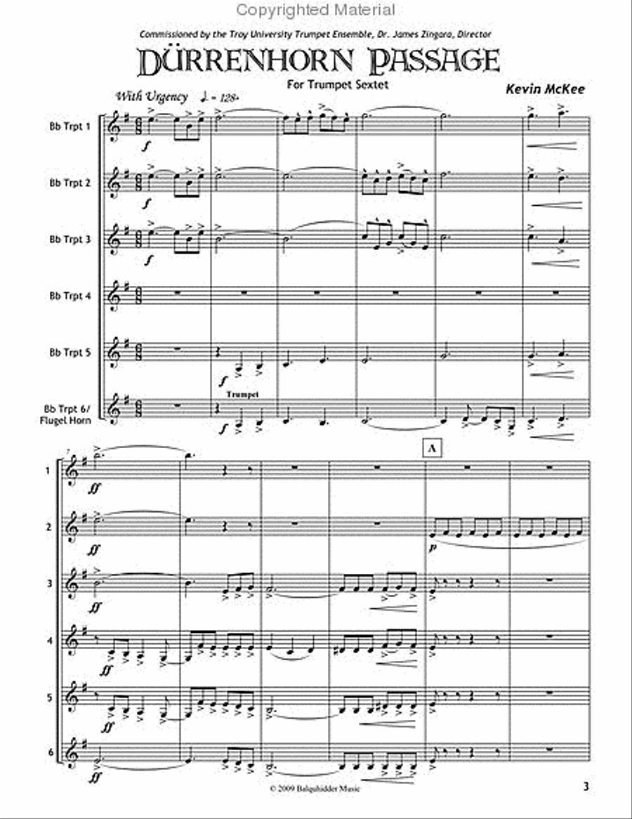 Dürrenhorn Passage Dürrenhorn Passage B-Flat Trumpet scores gallery preview page 2