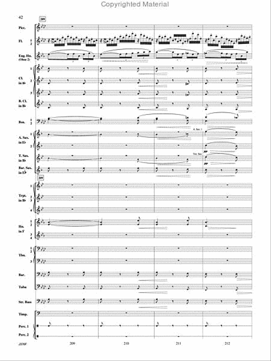 William Tell Overture Concert Band scores gallery preview page 43