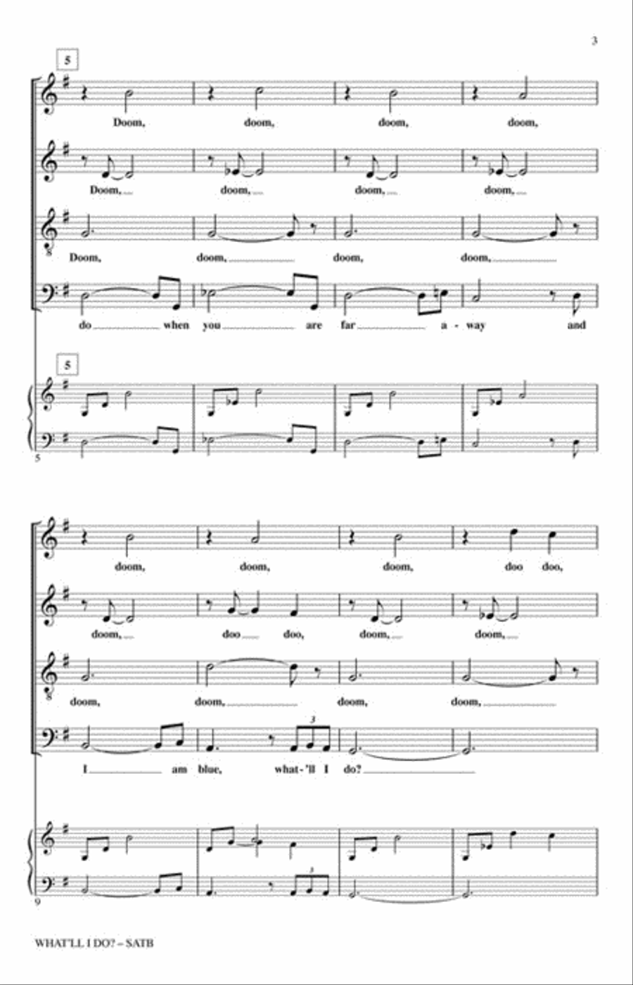 What'll I Do? 4-Part scores gallery preview page 3