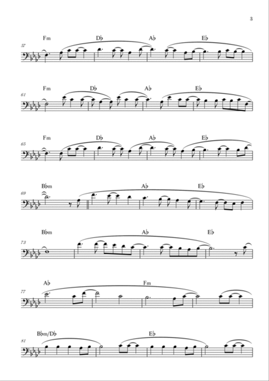 All Of Me Bassoon Solo scores gallery preview page 3
