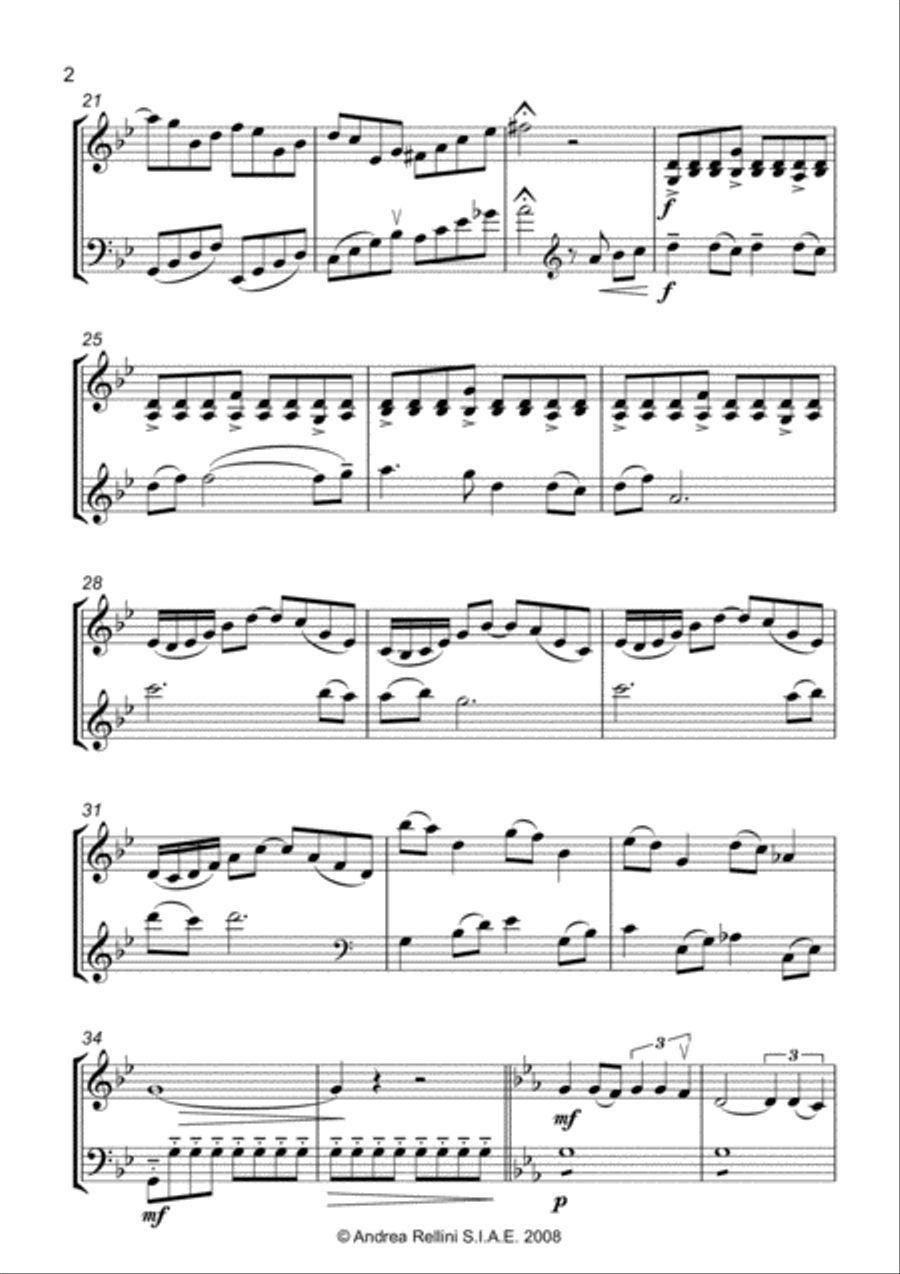 Ondivago ( Duet VIolin & Cello) Ondivago ( Duet VIolin & Cello) String Duet scores gallery preview page 3