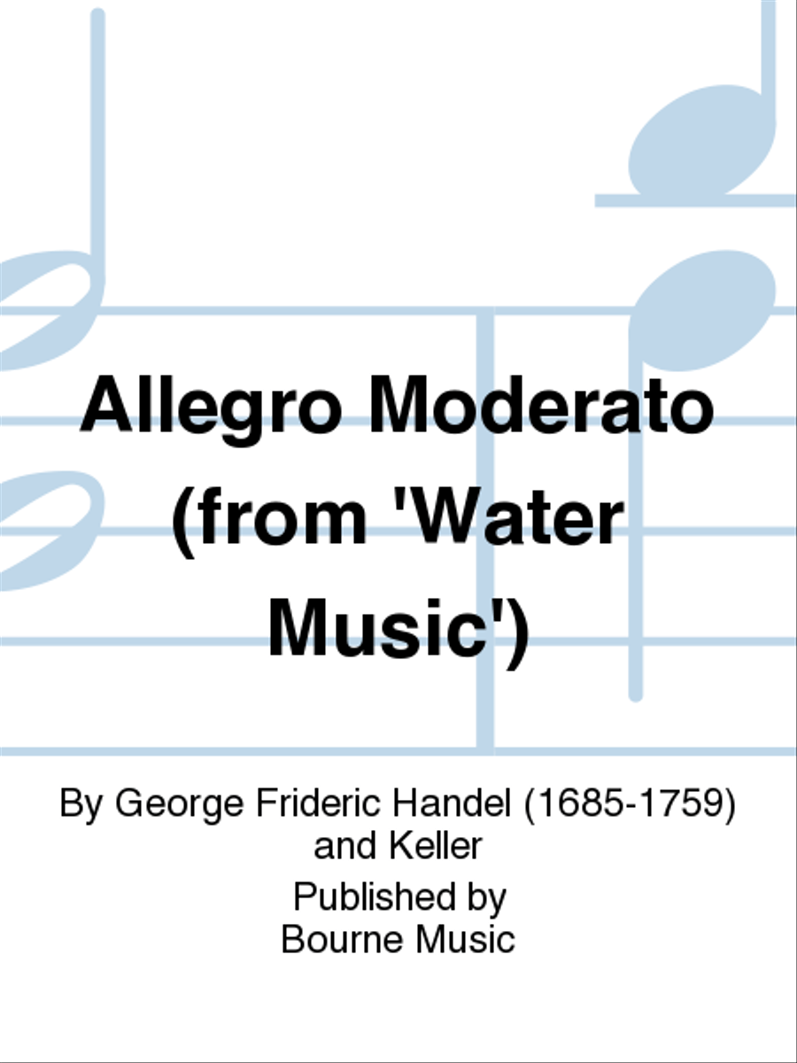 Allegro Moderato (from 'Water Music') 5-Octaves scores gallery preview page 1