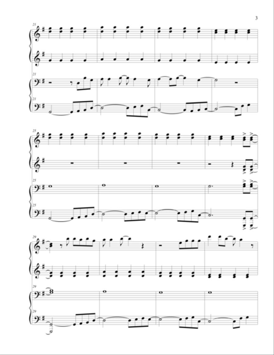 Don't Stop Believin' Piano scores gallery preview page 3