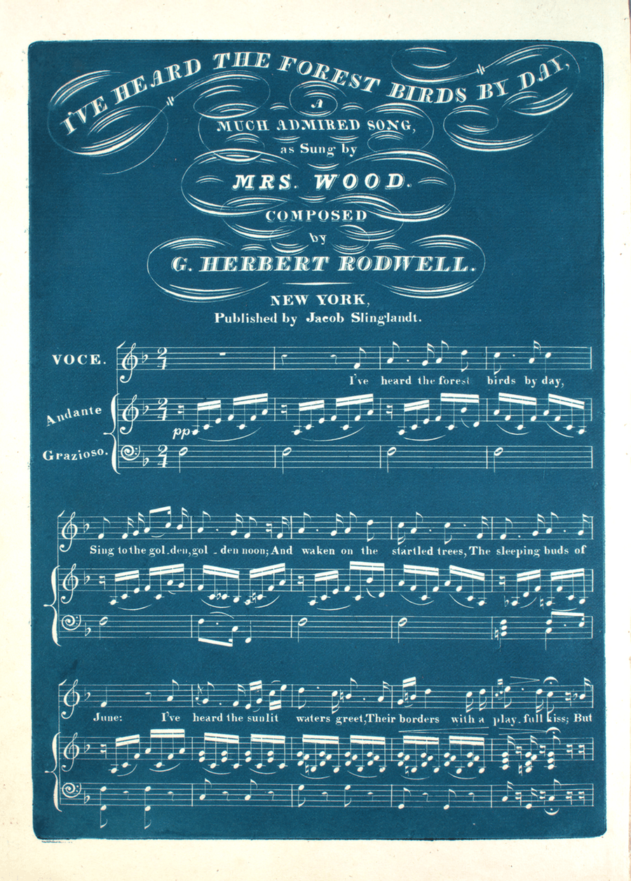 I've Heard the Forest Birds by Day. A Much Admired Song