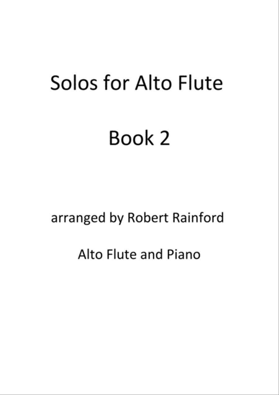 Solos for Alto Flute Book 2 Flute Solo scores gallery preview page 1