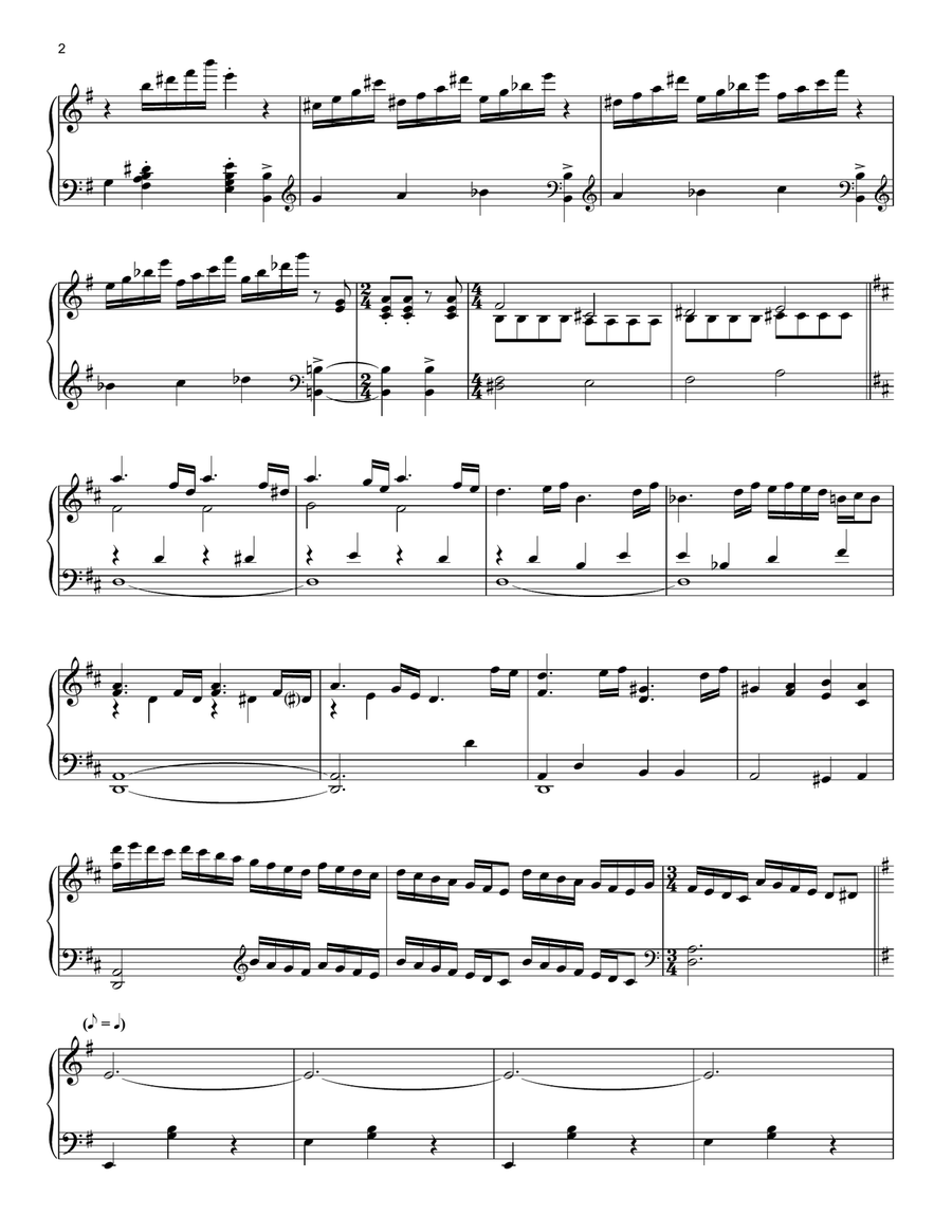 The Nutcracker Suite (from The Nutcracker and The Four Realms) Piano Solo scores gallery preview page 2