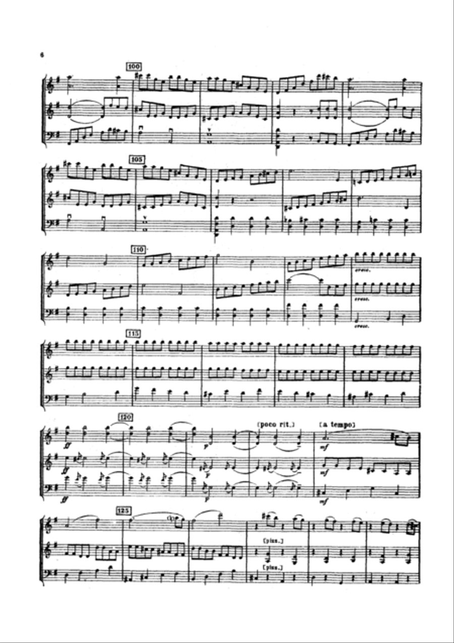 Trio For Two Violins And Cello In G Major String Trio scores gallery preview page 4