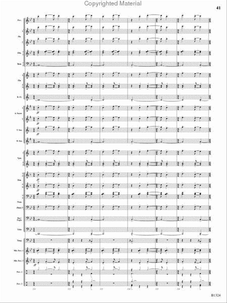 Fusion Concert Band scores gallery preview page 40