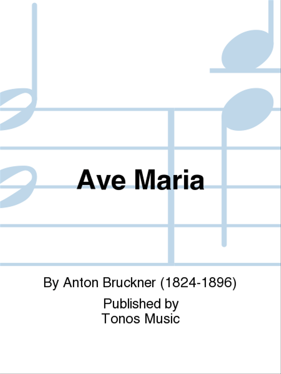 Ave Maria Ave Maria 4-Part scores gallery preview page 1