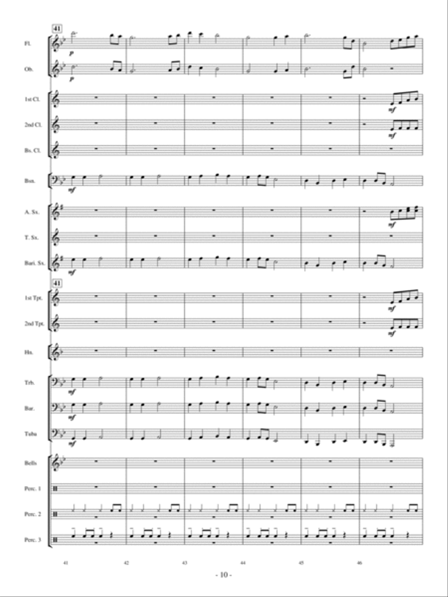 Sakura Sakura Concert Band scores gallery preview page 9