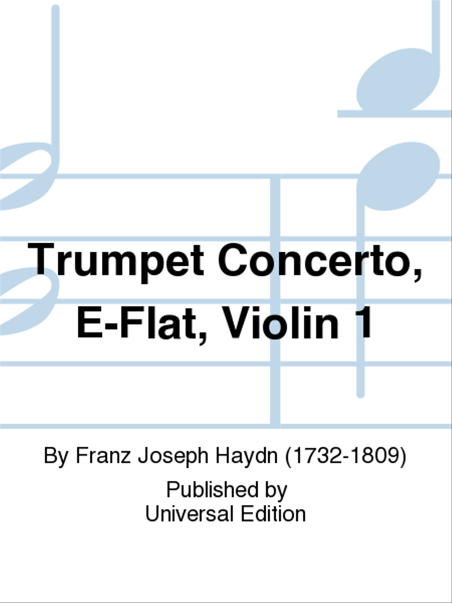 Trumpet Concerto, Efl, Vn1 Orchestra scores gallery preview page 1