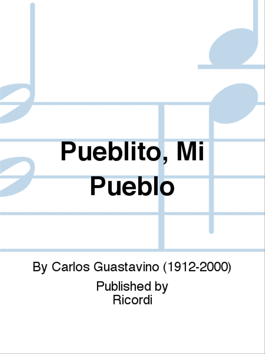 Pueblito, Mi Pueblo Pueblito, Mi Pueblo School and Community scores gallery preview page 1