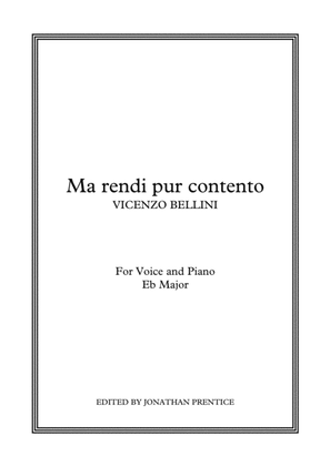 Book cover for Ma rendi pur contento (Eb Major)