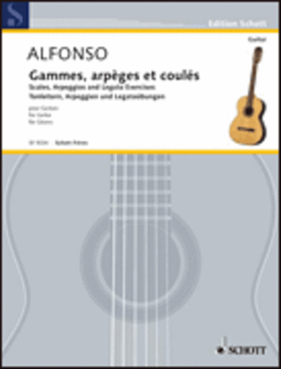 Gammes, Arpeges et Coules Acoustic Guitar scores gallery preview page 1