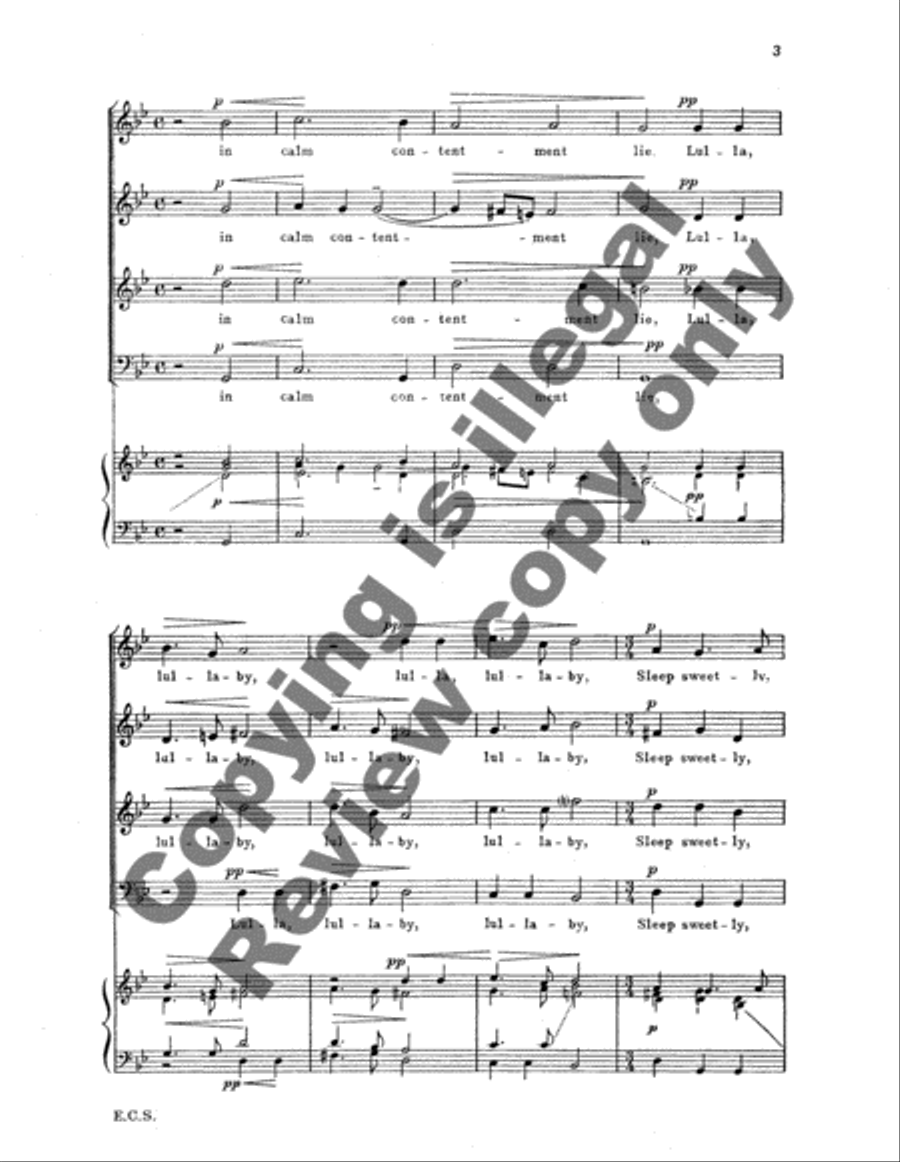 Rest, Sweet Nymphs 4-Part scores gallery preview page 4