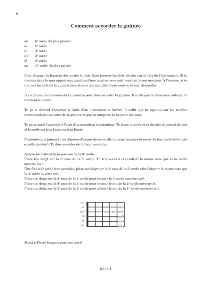 Cahier de la guitare Classical Guitar scores gallery preview page 6