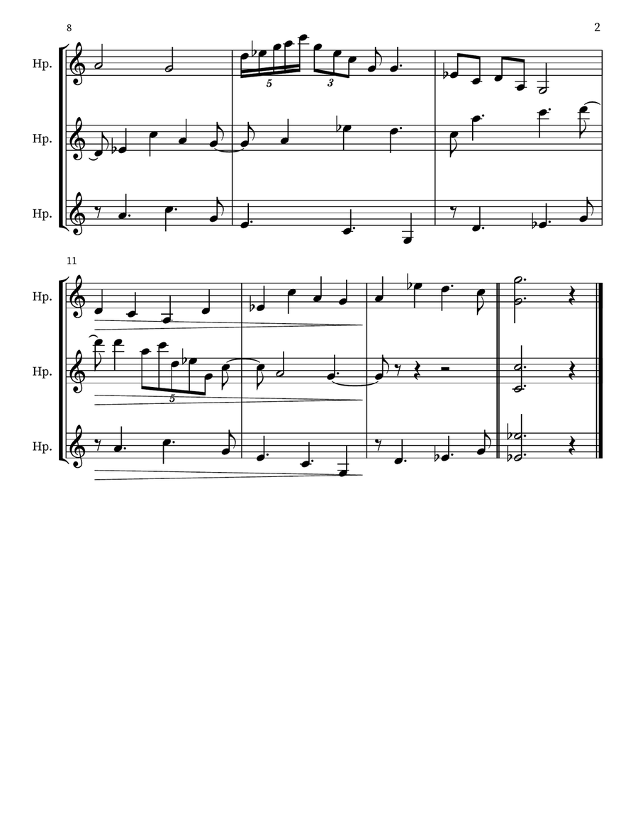 Danse 3 Small Ensemble scores gallery preview page 2
