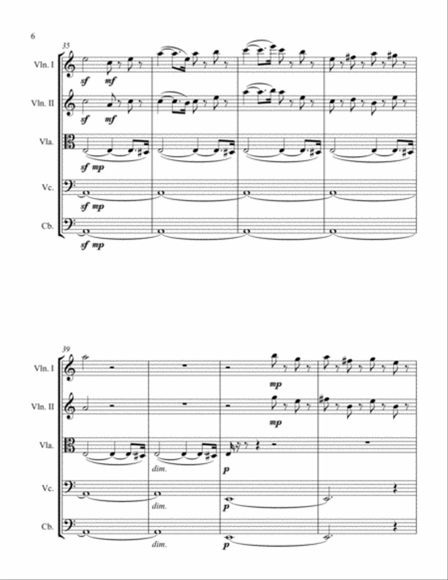 Turkish Rondo String Orchestra scores gallery preview page 6