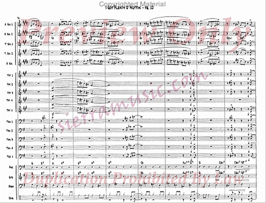 I Got Plenty O' Nuttin' Jazz Ensemble scores gallery preview page 11