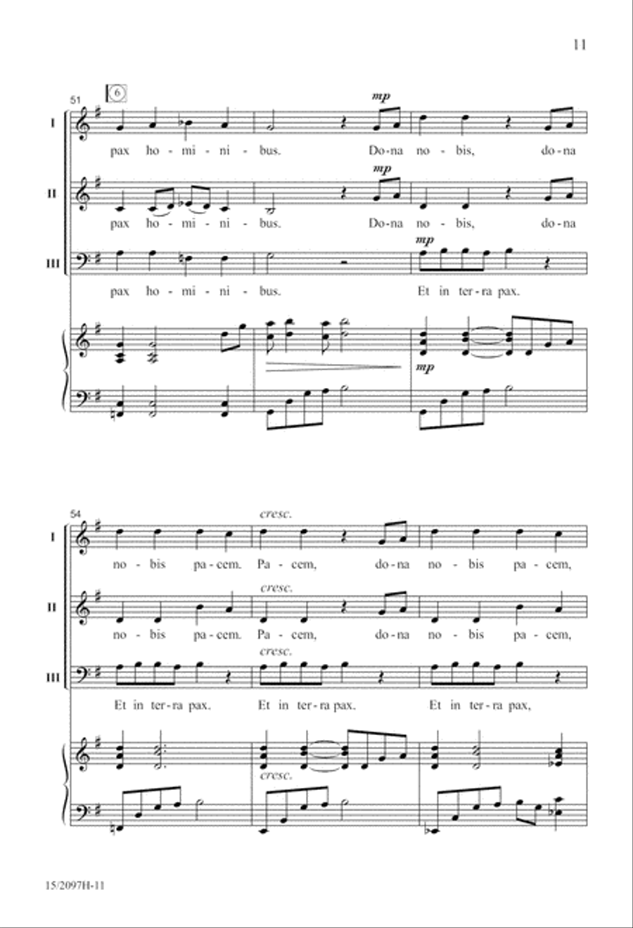 Et In Terra Pax Et In Terra Pax 3-Part scores gallery preview page 12