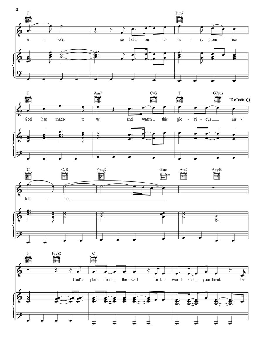 The Glorious Unfolding Acoustic Guitar scores gallery preview page 4