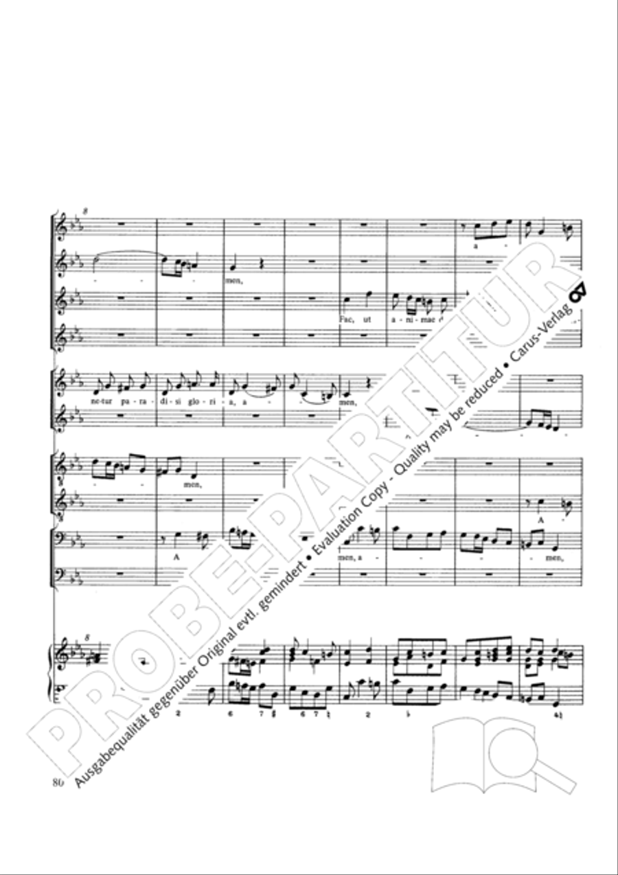 Stabat mater Choir scores gallery preview page 80
