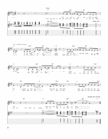 We Are Family by Sister Sledge Electric Guitar - Digital Sheet Music