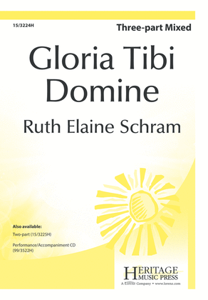Book cover for Gloria Tibi Domine
