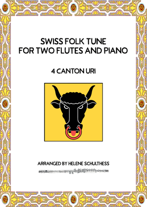 Swiss Folk Dance for two flutes and piano – 4 Canton Uri – Mazurka