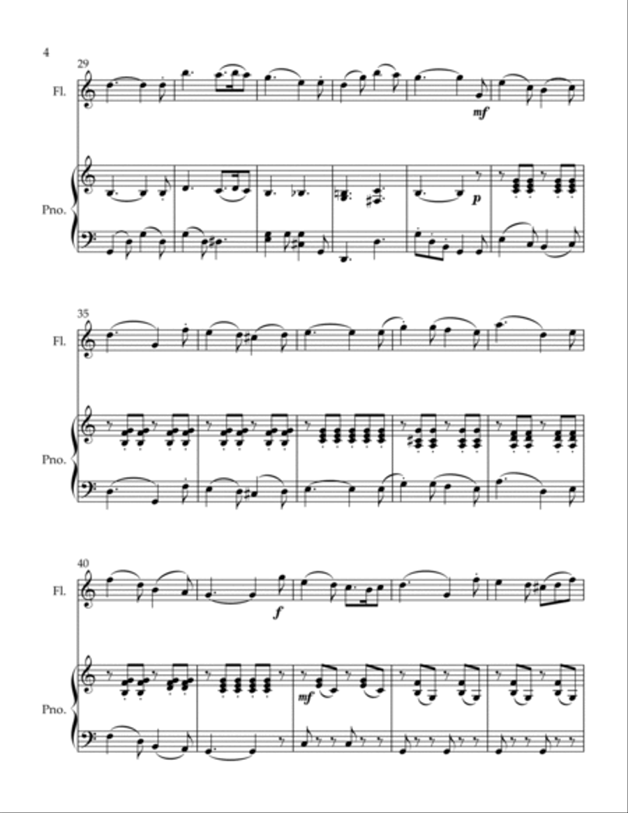 Der Wasserman und die Nixe Flute Solo scores gallery preview page 4