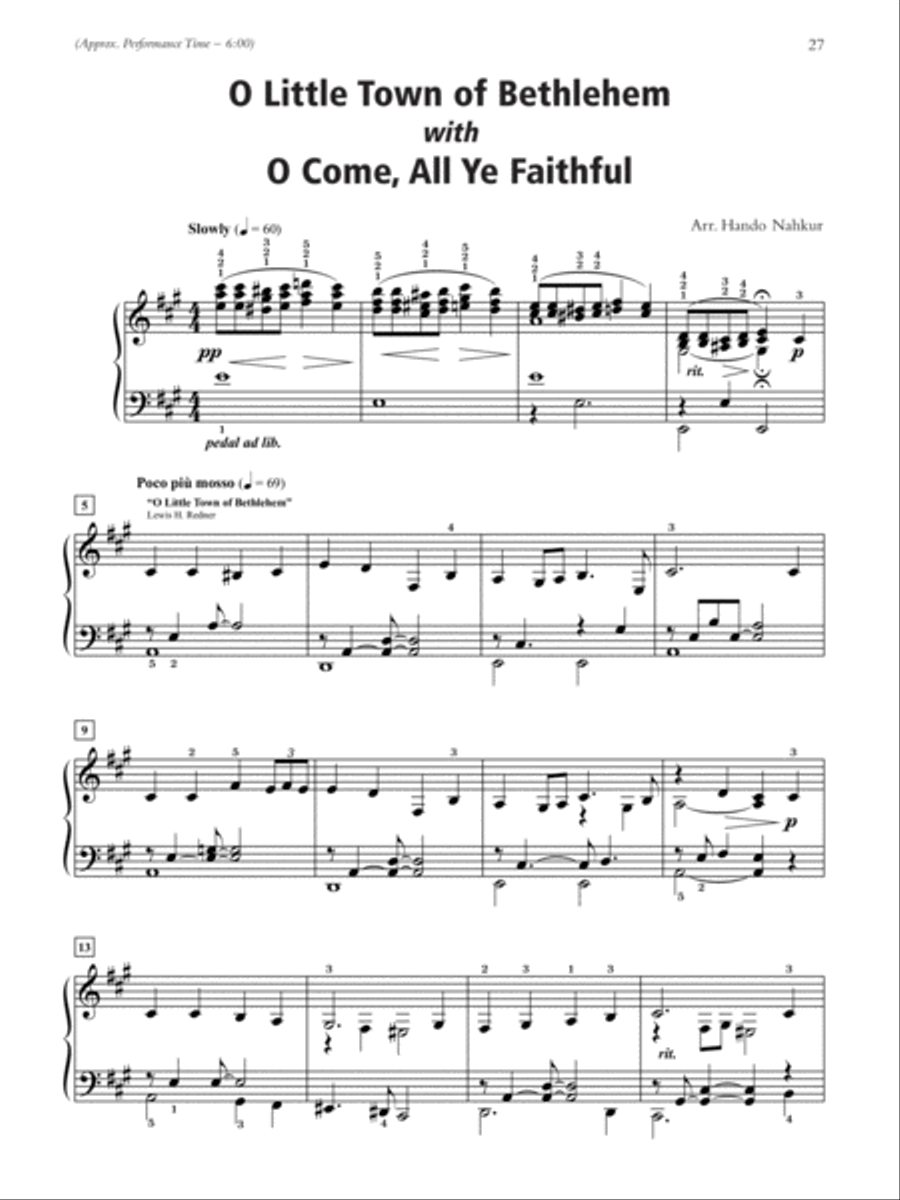 A Holy Night A Holy Night Piano Solo scores gallery preview page 4